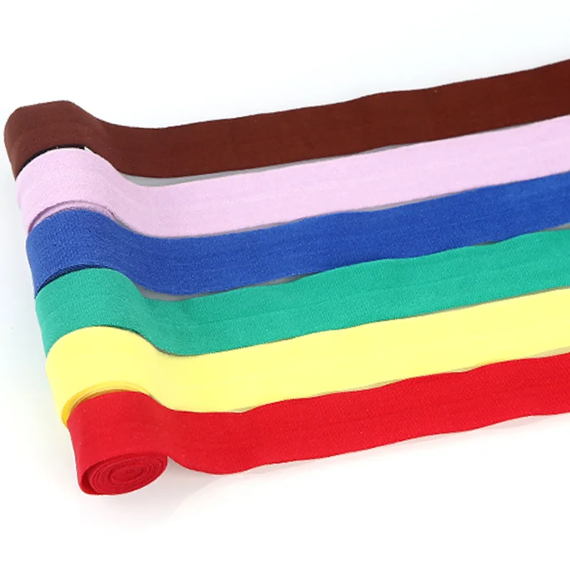 

Plush Soft Fold Over Elastic for diaper or babywear D411, Many colors in stock