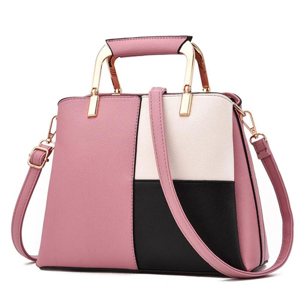 

CB019 Wholesale PU leather bags mix colors brand design tote bags women handbags