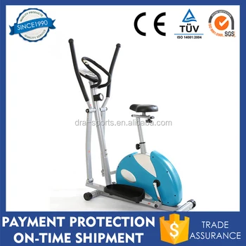 dual trainer elliptical and bike