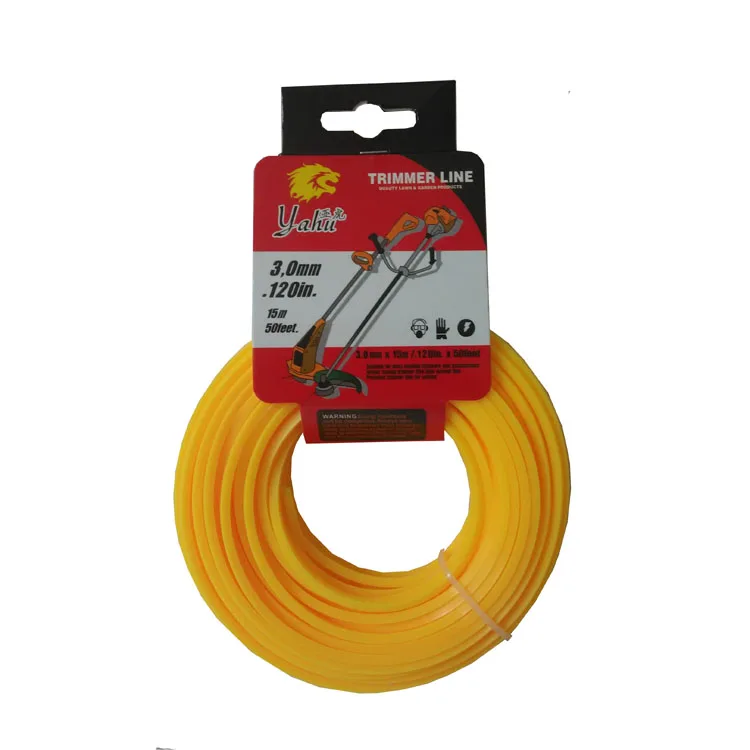 
Lawn Mower 100% Durable Nylon Grass Trimmer Line 