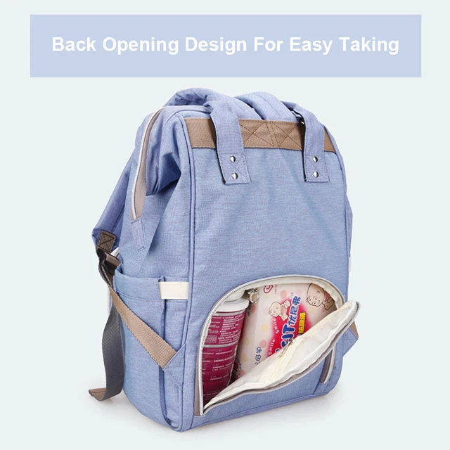 Wholesale customized waterproof mummy backpack baby diaper bag