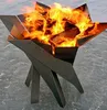 Handmade corten steel garden fire