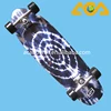 27''x7.5'' Cruiser Fish style Skateboard in Carbon Fiber plus Maple Wood