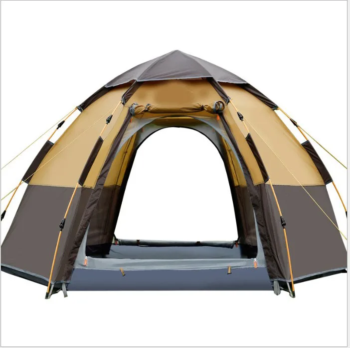 

Outdoor Camping Hexagon 5-7 Person Tent Leisure Tent