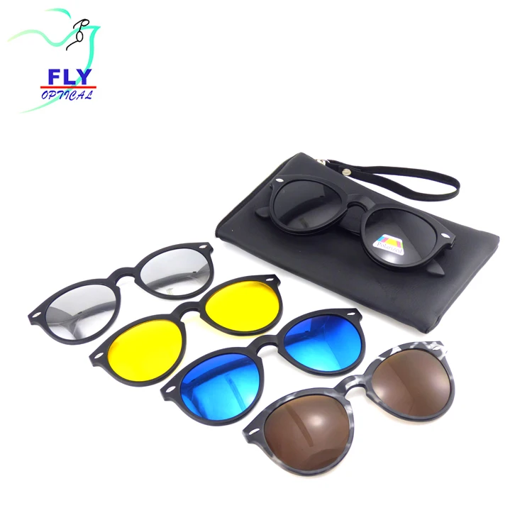 

TR Optical Frame MATCH 5 Lens Magnetic Clip on Sunglasses