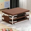 Factory supply folding single sofa bed for patient with side bag and cover bag