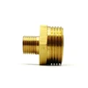 Customized Products Thread 1/2 Inch 10 mm 15 mm Copper Brass Pipe Fittings