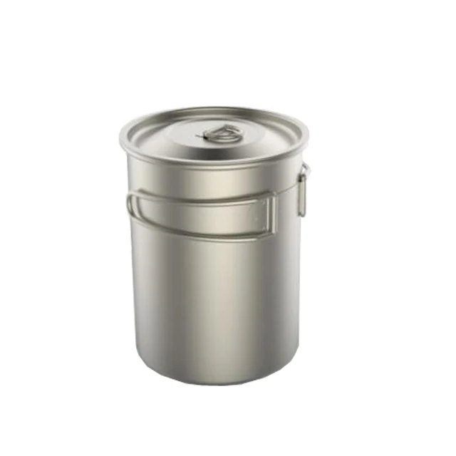 Hot sale kitchenware outdoor camping hiking fishing ultra light titanium cup titanium pot