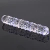Sex Toy Products Large pyrex vibrating glass dildo that lights