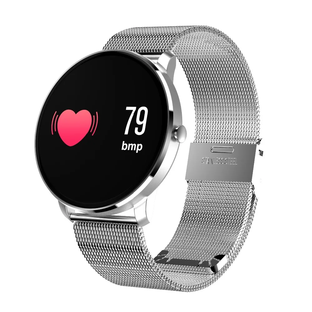 

Factory Price Fitness Tracker Calorie Sleep Track CF007S Smart Bracelet Heart Rate Monitor Smart Watch With Blood Pressure