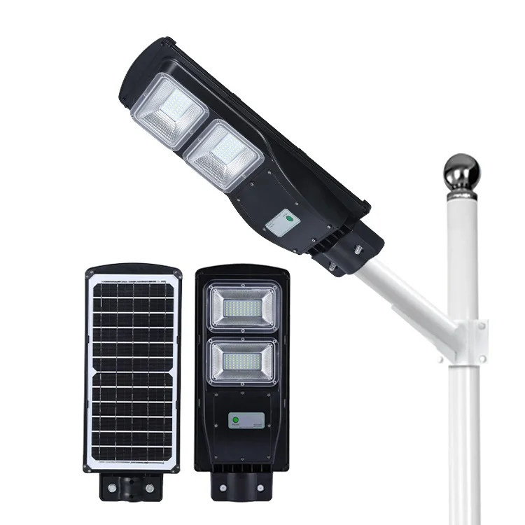 High lumens IP65 waterproof outdoor lighting 20w 40w 60w integrated all oin one solar street LED light