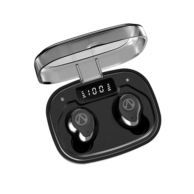 

Upgrade TWS X10 Plus IPX7 Deep Waterproof Wireless Earphones sport Headphones BT 5.0 Earbuds, Black/white