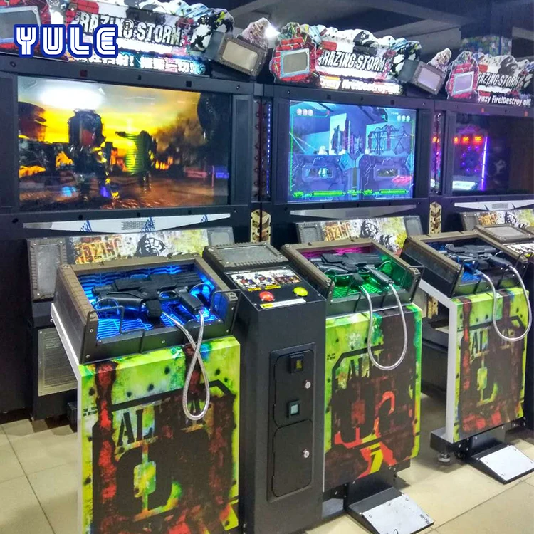 Coin Operated Indoor Target Shooting Video Arcade Game Equipment