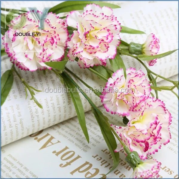 Customized/wholesale Beautiful Colorful Artificial Carnation Flower