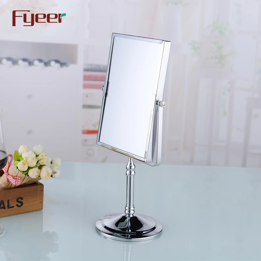 Fyeer Beauty Care Modern Bathroom Rectangular Mirror Makeup Table