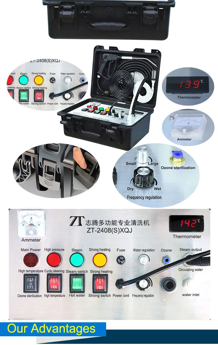 Multifunctional High Temperature Pressure Kitchen Steam Cleaner For