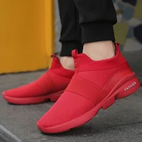 

New Sneakers Men Black Red White Mens Running Shoes Man Breathable Light Shoe Big size 39~46