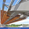 Prefabricated steel structure big span and width safety crossing bridge construction from Boyoun factory