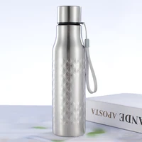 

750ml bpa free 18/8 stainless steel single wall multifunction water bottle