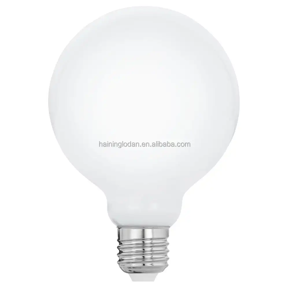 Edison Filament LED Globe Bulb G125 6W White Opal Matt Milky