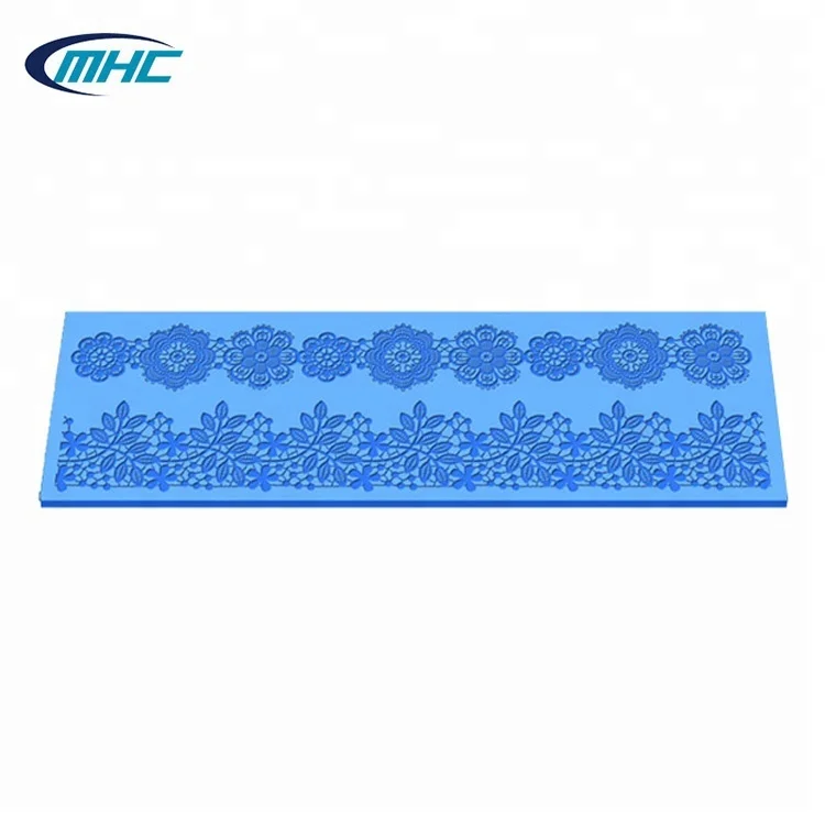 

Factory supply birthday cake design butterfly shape silicone lace mat lace silicone mould, Any pantone color