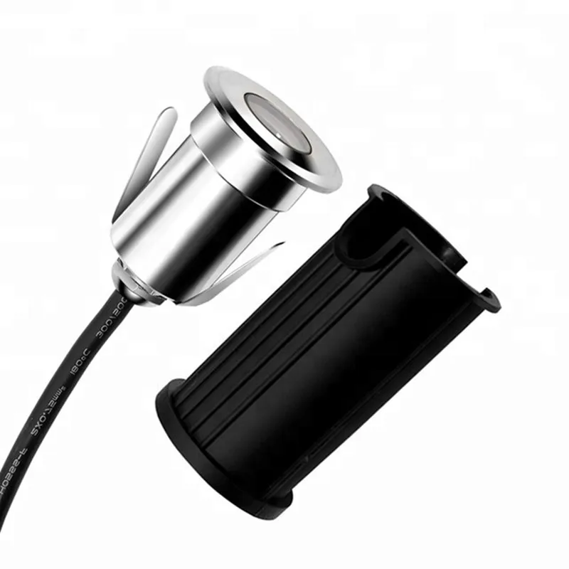 
304 Stainless steel IP67 waterproof Single Color outdoor 1W led mini inground light 