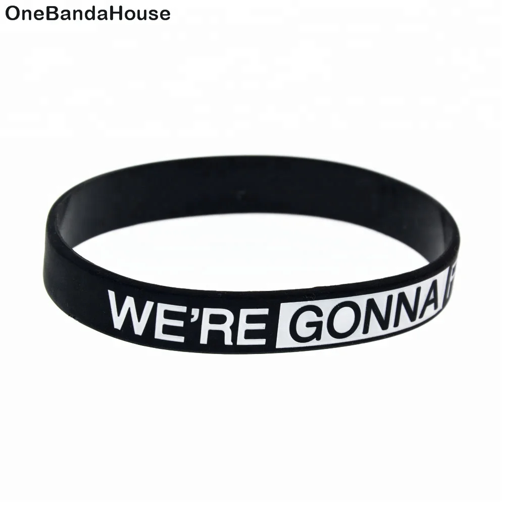 

50PCS GOT7 We are Gonna Fly Silicone Wristband Music Bracelet, Black