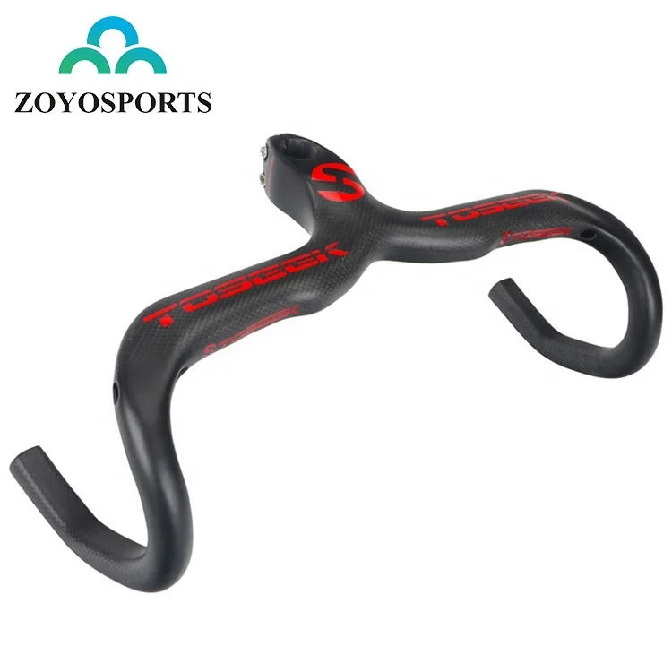 

ZOYOSPORTS Road Bike Handle Bar 31.8mm 400/420/440 Drop Bars Cycling Parts Full Carbon Fiber Road Bicycle Handlebar, Black/ can be customized