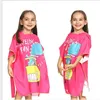 Kids Cartoon Bath Towel Baby Boys Girls Hooded Beach Towel Children Hooded Cloak Swimming bath Towel