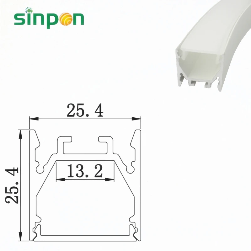 Flexible Led Alu Profile Aluminum For Cabinet,Led Plastic Extrusion Strip Led Profile Recessed Linear Light Bar