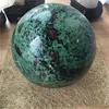 Natural epidote stone balls,morganite rock ruby in zoisite quartz spheres ball