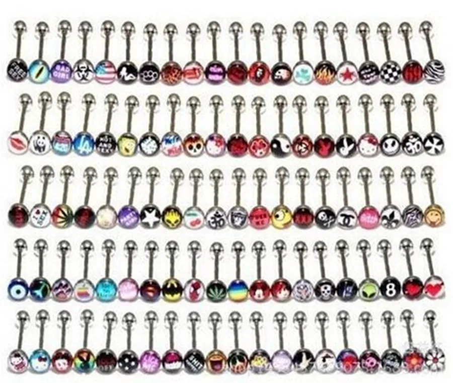

Crystal Eyebrow Lip Tongue Nose Navel Belly Button Studs Body Piercing