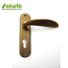 Sokoth Indonesia Africa market Cheap interior door handle,economic aluminum door handle on iron plate