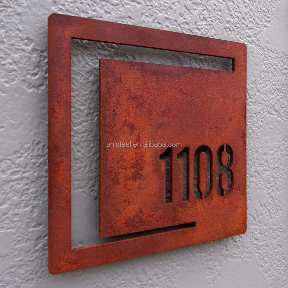 Unique House Numbers And Apartment Door Numbers Door Guide Plates