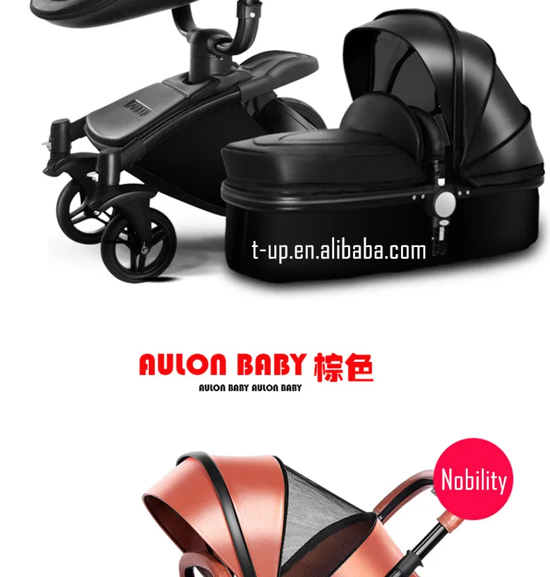 Ce Approved European Standard Baby Trolley 3 In 1 Baby Pram Foldable