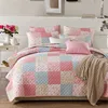 Reasonable price high quality quilted 100% cotton patchwork bedspread set
