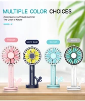 

New Design Multi Function Portable Handy Fan with 2000mah Power Bank and Makeup Mirror