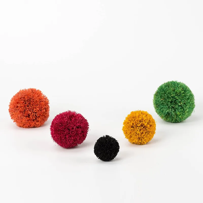 Hand Made Natural Raffia Straw Decorative Ball Buy Decorative Ball