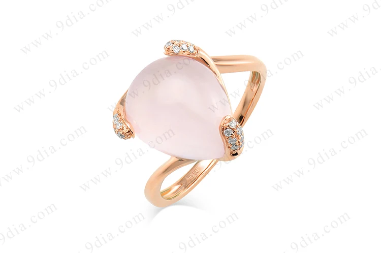 In Stock Ring Rhodium Plated Silver Butterfly Ring CZ 925 Ring