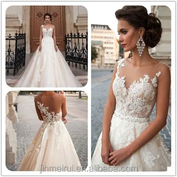 princess wedding dress with lace