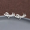 Custom Name Jewelry Earrings Online Women Personalised Brincos Gold Plated