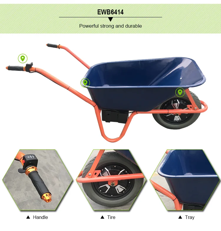 Labor Saving Electric Wheelbarrow 6414 With Disc Brake Buy Electric
