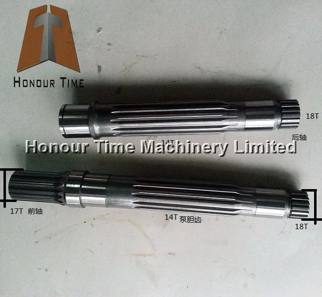 
SK200-8 Pump shaft front SK200-8 Pump shaft rear for K3V112DTP Pump 