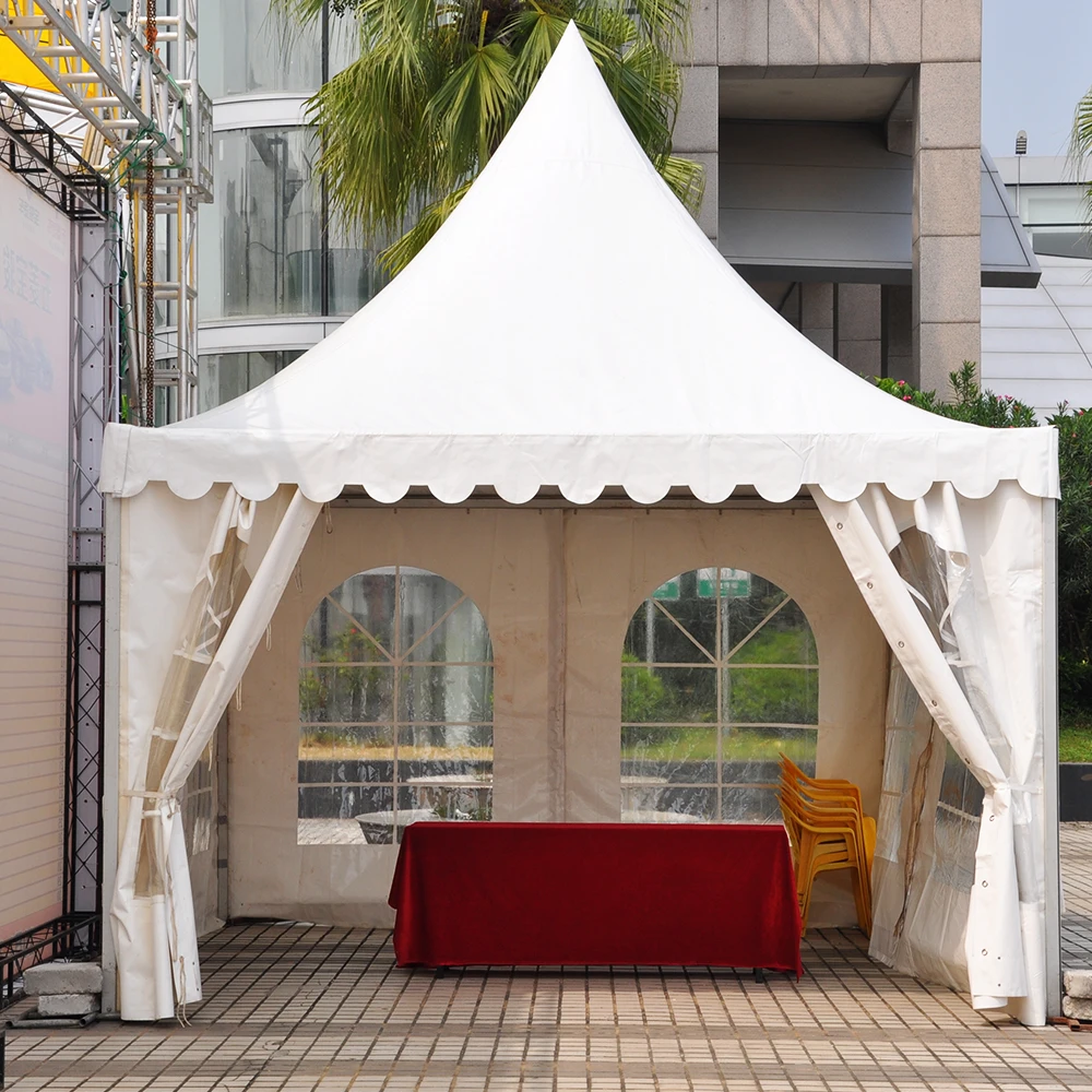 3x3 4x4 5x5 6x6m aluminum PVC Gazebo pinnacle Pagoda Tent