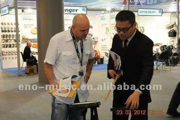 Drum pad show at Namm show