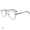 fashionable high quality unisex eyewear glasses optical frames with width temple
