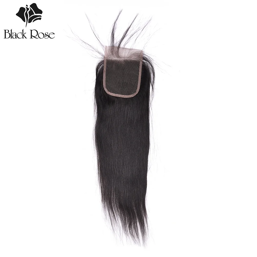 New arrival hair product large stock 4*4 cheap lace closure