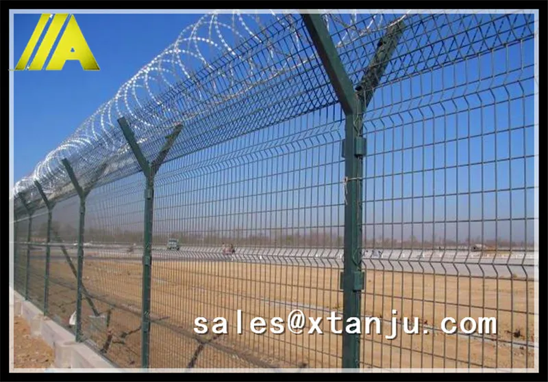 
Powder coating galvanized welded wire mesh fence 