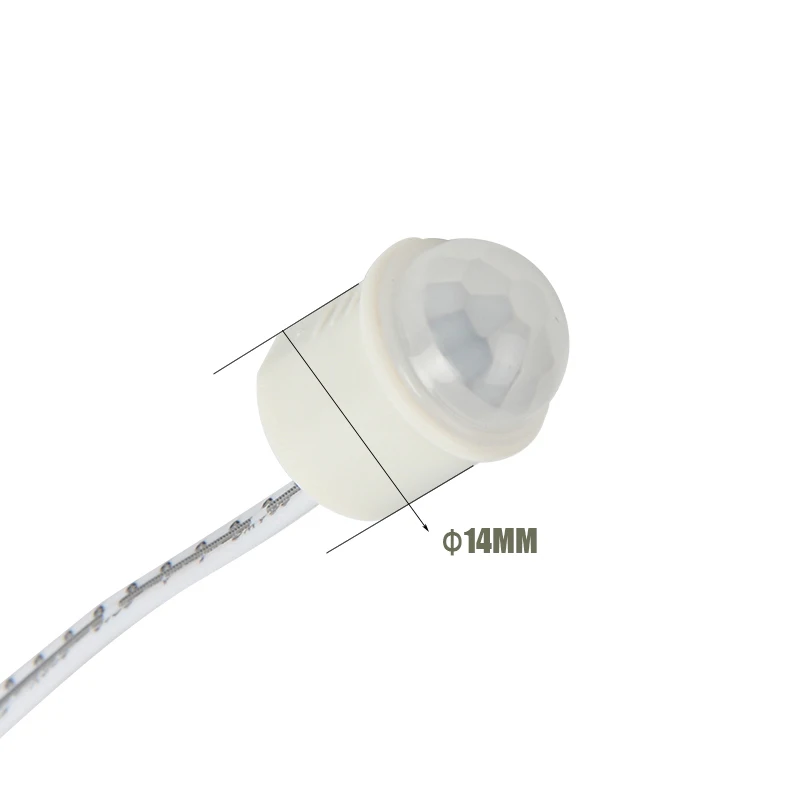 Pr Sensor Led Light 24V Recessed Mini PIR Motion Sensor Detector with 12V LED Lights