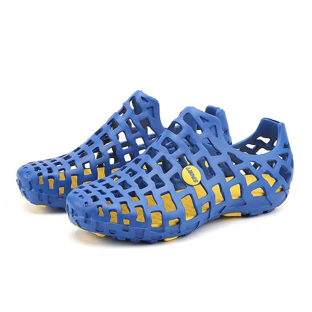 QIAO Beach Sandals Beach Shoes for Men and Women Breathable Hollow Out Soft Antiskid Sports Shoes
